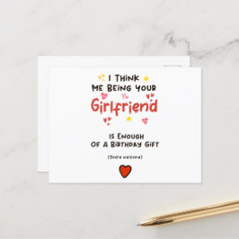 Cartão Postal Acho Que Ser Seu Namorada Chega De Um