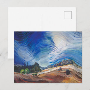Cartão Postal Acima da Cova de Cascalho Emily Carr
