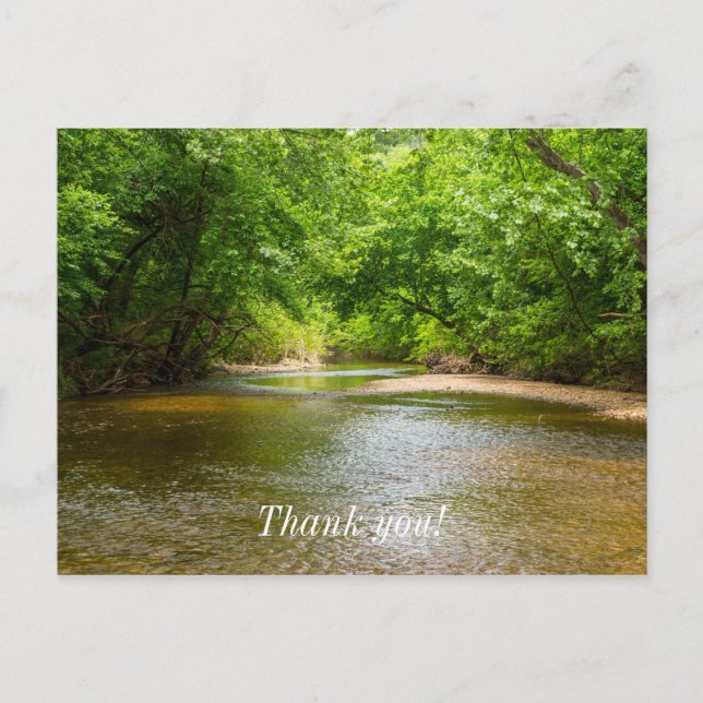 Cartão Postal Acima de um riacho (Frente)