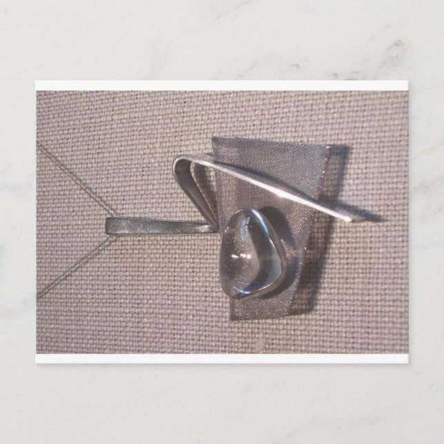 Cartão Postal Aço Inoxidável De Tela Cristal Penta (Frente)