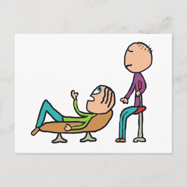 Cartão Postal Aconselhamento e Terapêutica Psicoterapia (Frente)