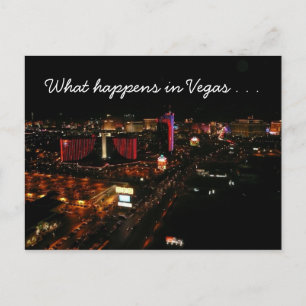 Cartão Postal acontecimentos de vegas strip