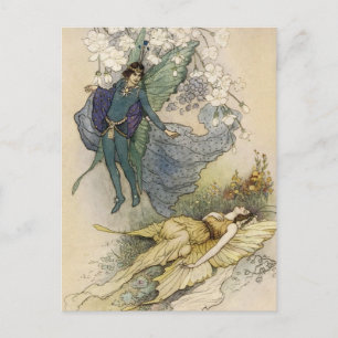 Cartão Postal Acordar quando algo frágil está perto