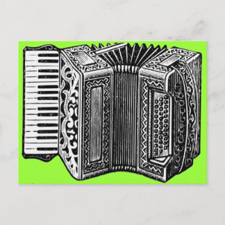 Cartão Postal Acordeão