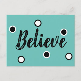 Cartão Postal Acredite