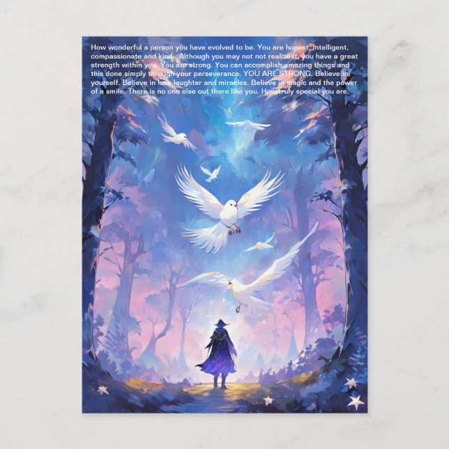 Cartão Postal Acredite (Frente)