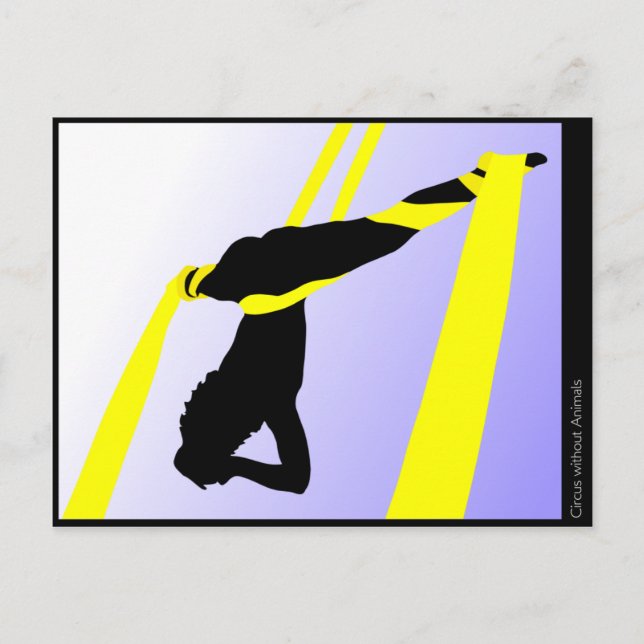 Cartão Postal Acrobat do circo contemporâneo (Frente)