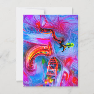 Cartão Postal Acrofobia
