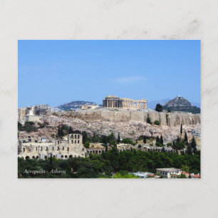 Cartão Postal Acrópole - Atenas