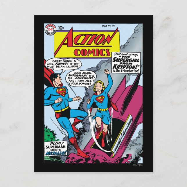 Cartão Postal Action Comics #252 (Frente)