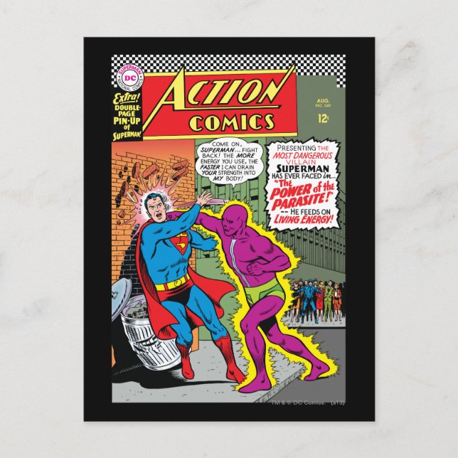 Cartão Postal Action Comics #340 (Frente)