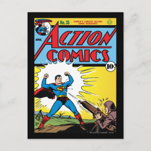 Cartão Postal Action Comics #35