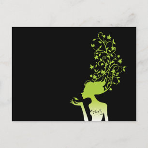 Cartão Postal açúcar verde