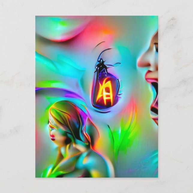 Cartão Postal Acusticófobia (Frente)