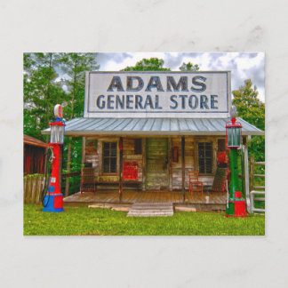 Cartão Postal Adams General Store Alabama