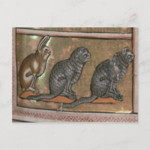 Cartão Postal Adão nomeando os animais, de North Midlands