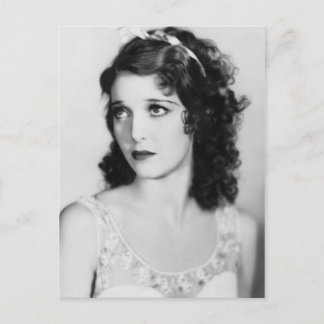 Cartão Postal Adara, Imagem de Vintagem Branca e Preta Elegante