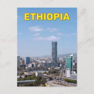 Cartão Postal Addis Ababa, Etiópia