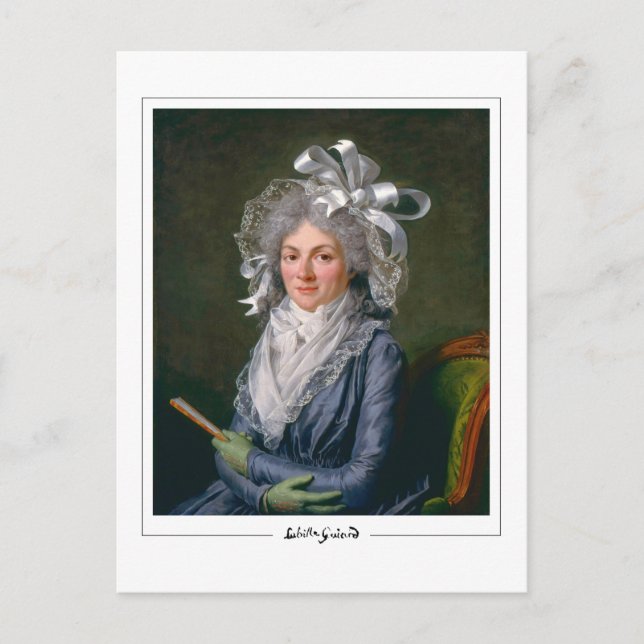 Cartão Postal Adélaïde Labille-Guiard #1 - Cartão-postal de arte (Frente)