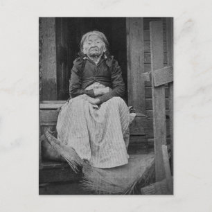 Cartão Postal Adeline Princesa de Seattle Washington 1896