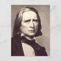 Adesivo Redondo Clássico Franz Liszt