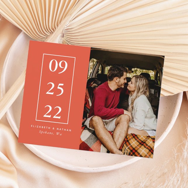 Cartão Postal Adiamento de Casamento de Mudança de Data (Criador carregado)