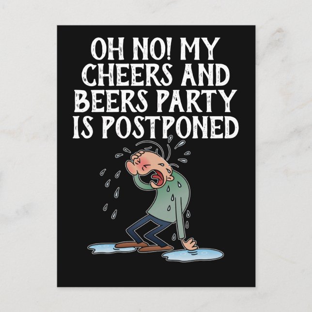 Cartão Postal Adiando O Cancelamento Do Partido Da Saúde E Cerve (Frente)