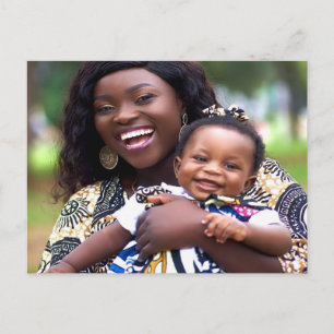 Cartão Postal Adicionar Foto de Bebê Personalizar