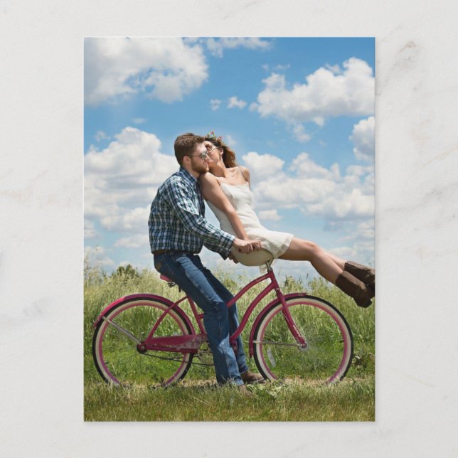 Cartão Postal Adicionar Sua Própria Foto (Frente)