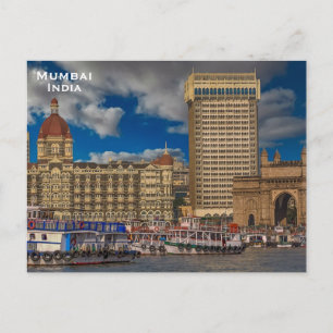 Cartão Postal Adicionar Turismo de Viagem Vintage Índia