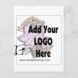 Cartão Postal Adicione o LOGO Empresarial da sua Empresa