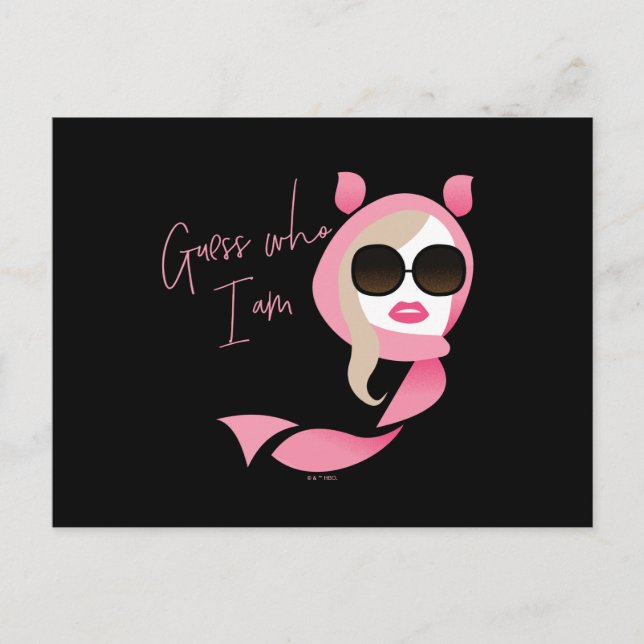 Cartão Postal Adivinhe Quem Eu Sou - O Lótus Branco (Frente)