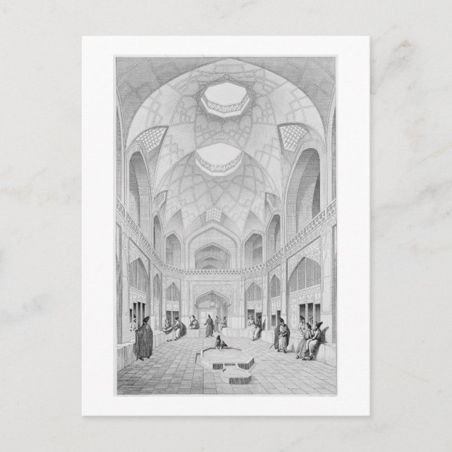 Cartão Postal Adji Seid Hussein Bazaar, em Caxan, de 'Viagem (Frente)