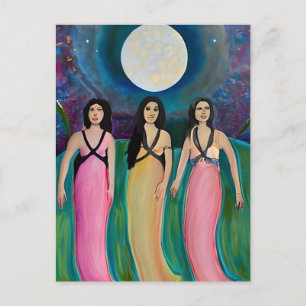 Cartão Postal Admirantes da Lua