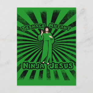 Cartão Postal Adolescente Mutante Ninja Jesus