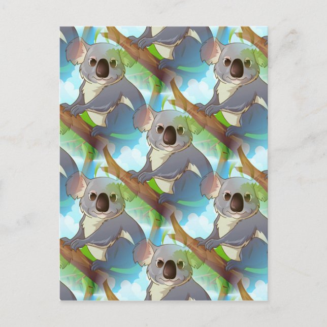 Cartão Postal Adopt A Koala! (Frente)
