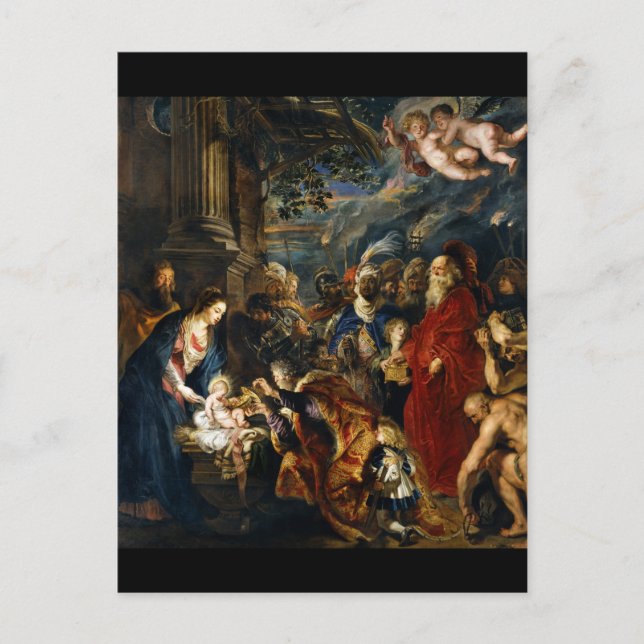 Cartão Postal Adoração dos Magi (Frente)