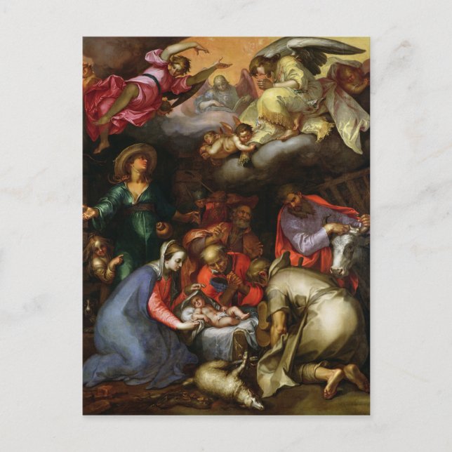 Cartão Postal Adoração dos pastores, 1612 (Frente)