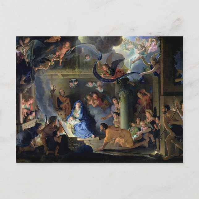 Cartão Postal Adoração dos Pastores, 1689 (Frente)