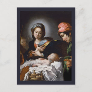 Cartão Postal Adoração dos Pastores do século 17