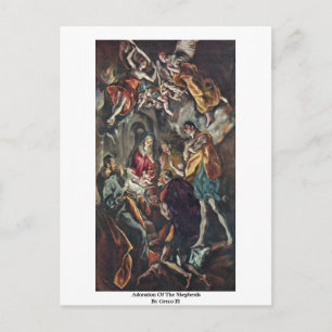 Cartão Postal Adoração Dos Pastores Por Greco El