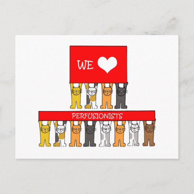 Cartão Postal Adoramos Perfusionistas (Frente)