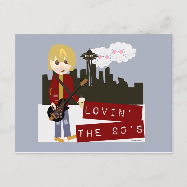Cartão Postal Adorando os noventa! (Frente)