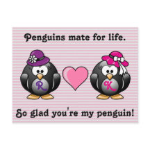 Adoráveis Pinguins Lésbicas Duas Noivas Coração Ch