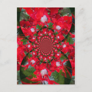 Cartão Postal Adorável Crimson Alienígena