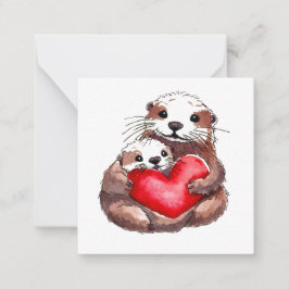 Cartão postal adorável estilo cartãozinho