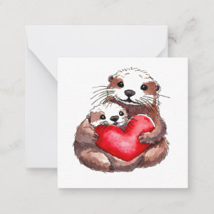 Cartão postal adorável estilo cartãozinho