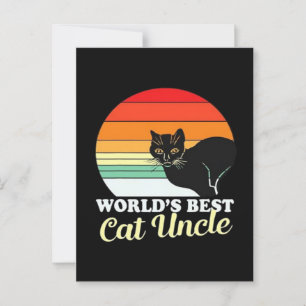 Cartão Postal Adorável Natal do Cat Lover