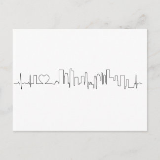 Cartão Postal Adoro a lembrança de Singapura (estilo ecg)