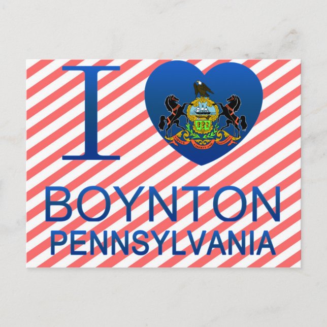 Cartão Postal Adoro Boynton, PA (Frente)
